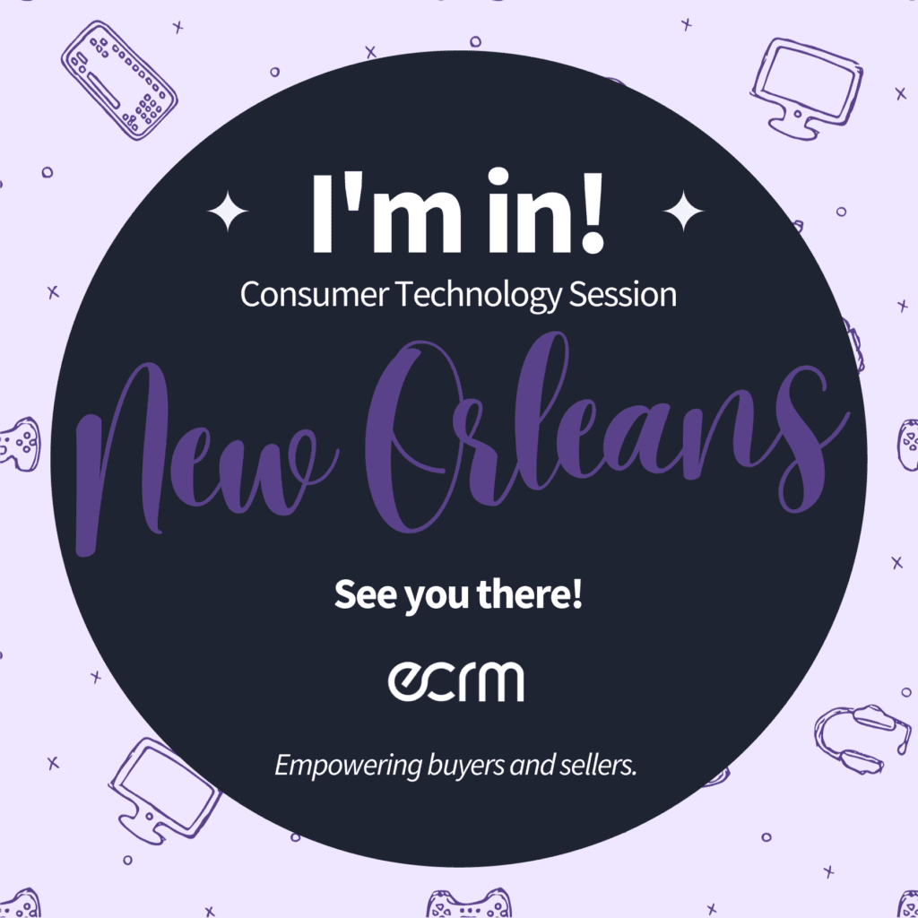 I'm in customer technology session logo in purple color